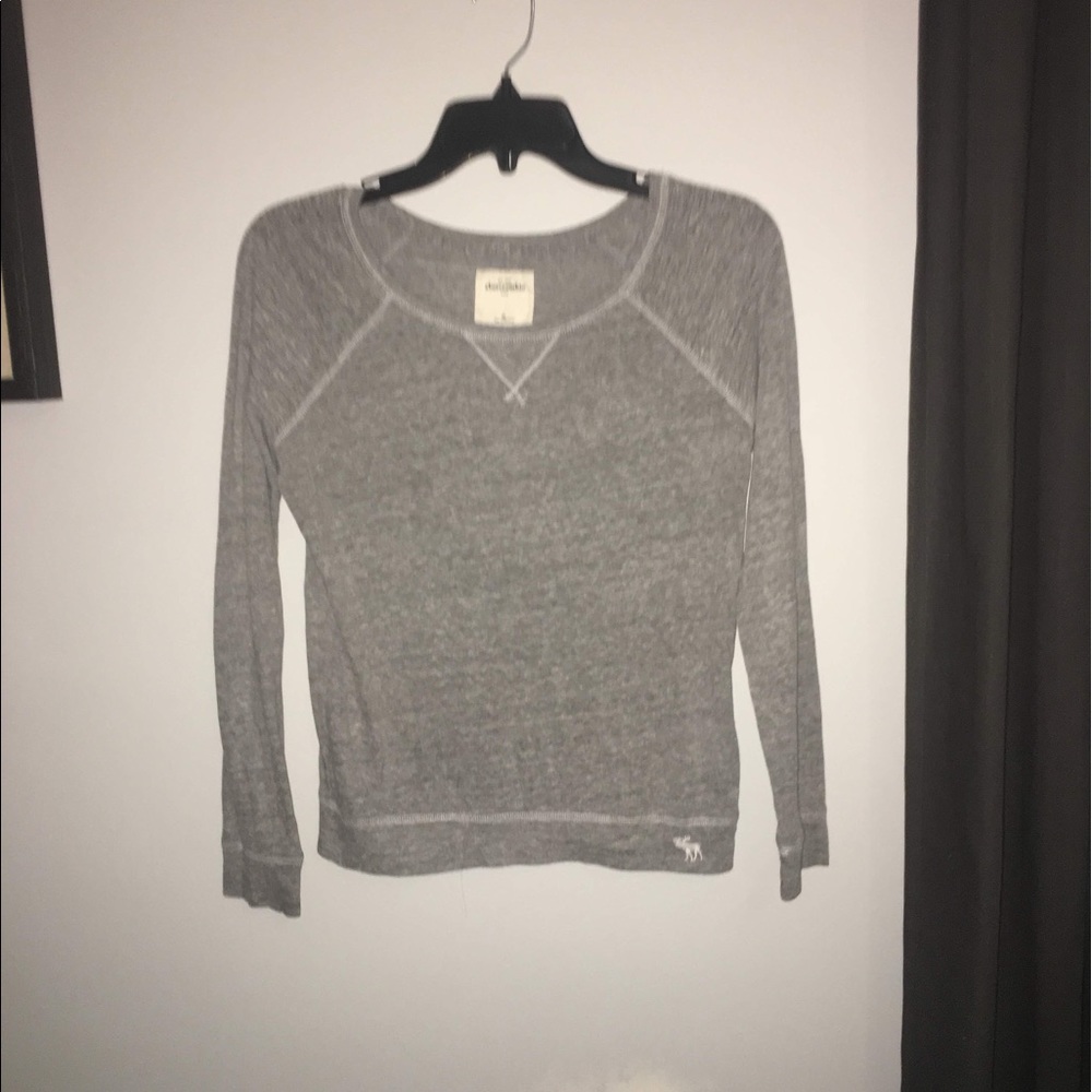 abercrombie kids gray sweater